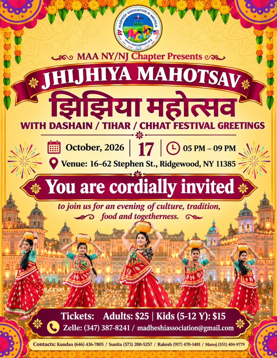 Celebration of Jhijhiya