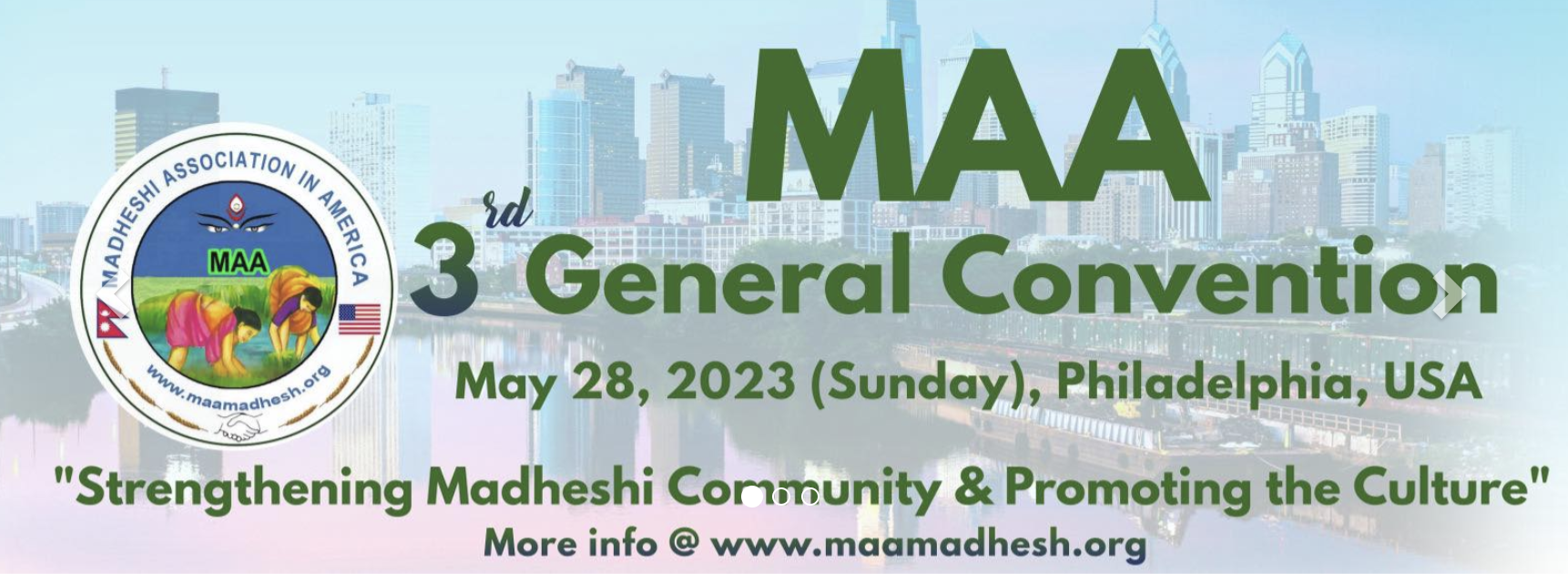 3rd General Convention on May 28th, 2023, in Philadelphia, USA